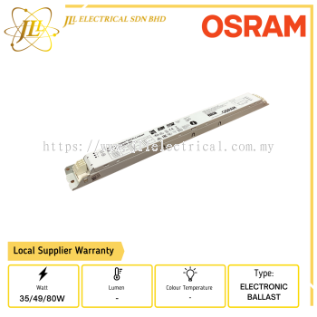OSRAM QTI 1x35/49/80 GII 220-240V ELECTRONIC BALLAST