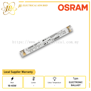 OSRAM QTP OPTIMAL 1x18-40W 220-240V T8 ELECTRONIC BALLAST