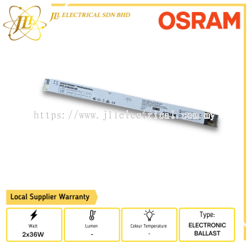 OSRAM QTP 2x36W T8 ELECTRONIC BALLAST