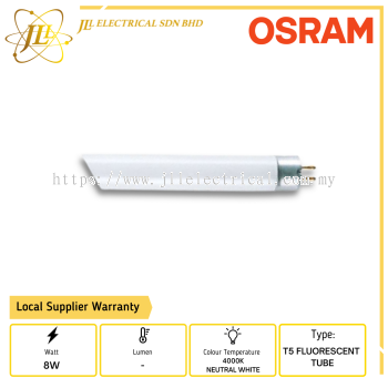 OSRAM L8W/840 T5 FLOURESCENT TUBE 1 FEET 4000K NEUTRAL WHITE 