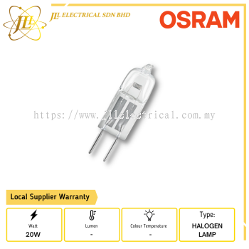 OSRAM 64425S 20W 12V G4 HALOGEN LAMP FOR OVEN