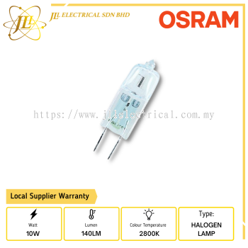 OSRAM 64415 10W 12V 140LM 2800K G4 HALOGEN LAMP