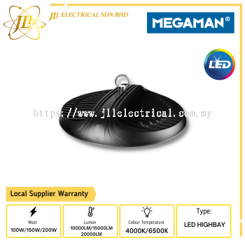 MEGAMAN GDXL1028 170-240V LED HIGH BAY [100W/150W/200W] [4000K/6500K]