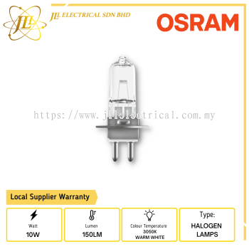 OSRAM 64222 10W 6V 150LM PG22D 3050K WARM WHITE HALOGEN LAMP