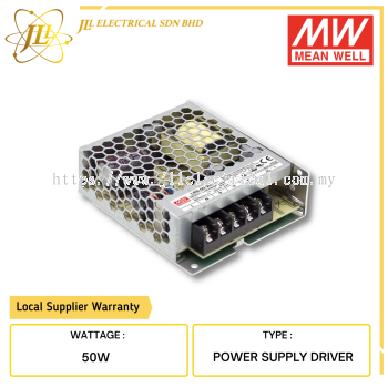 MEANWELL LRS 50W LED POWER SUPPLY DRIVER [12V/24V/48V]