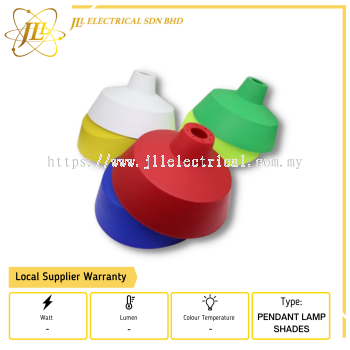 SL100 PENDANT LAMP SHADES ONLY W/O HOLDER [LIGHT GREEN/GREEN/RED/BLUE/WHITE/YELLOW]