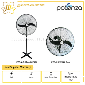 POTENZA E SERIES 26'' STAND AND WALL FAN ECONOMIC TYPE [EFS-65/EFB-65]