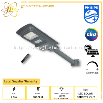 PHILIPS BRC010 LED10/765 KIT 7.3W 1000LM 6500K COOL DAYLIGHT DIMMABLE LED OUTDOOR SOLAR STREETLIGHT 911401827802