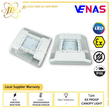 VENAS EX CPAYZ AC100-277 5600LM-21000LM IP66 EXPLOSION PROOF LED CANOPY LIGHT [40W/60W/80W/150W] 