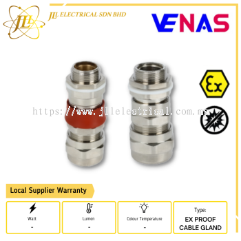 VENAS EX-QM03-C1K 2 GD EX EB C GB/ EX DB C GB EXPLOSION PROOF CABLE GLAND
