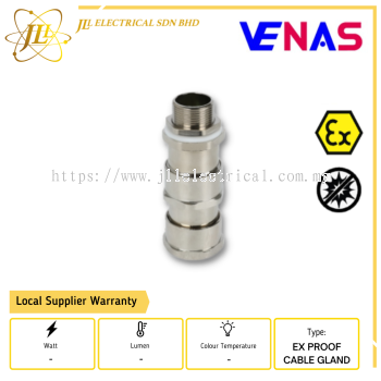 VENAS EX-QM13-B1T 2 GD EX EB C GB/EX DB C GB EXPLOSION PROOF CABLE GLAND