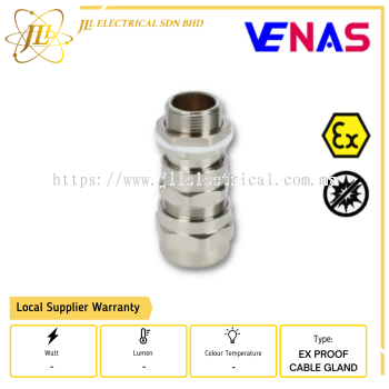 VENAS EX-QM22-B1K 2 GD EX EB C GB/EX DB C GB EXPLOSION PROOF CABLE GLAND