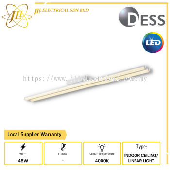 DESS GLJT9742 48W 240V 4000K INDOOR LED CEILING/LINEAR LIGHT