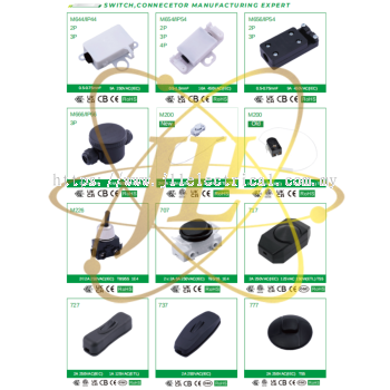 JLUX SWITCH, CONNECTOR MANUFACTURING EXPERT 125/250/450VAC [2P/3P/4P] 