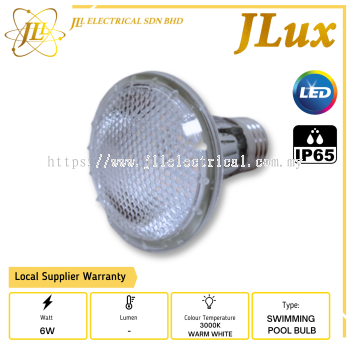 JLUX 6W 12V 3000K E27 PAR20 IP65 LED SWIMMING POOL BULB