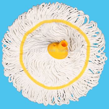 White Circular Mop