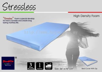 Stressless foam mattress