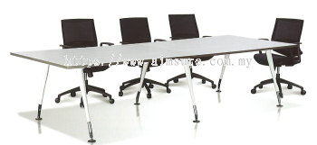 Rectangular conference table with hanako leg