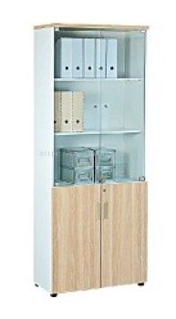 High cabinet with glass AIM2025B