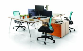 Ixia concept 4 gang modern workstation