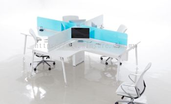 4 cluster L shape workstation with ixia concept