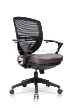 Presidential lowback chair with B armrest AIM504B-VERONA