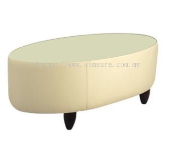 Couch glass top coffee table AIM 022-MT