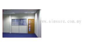 Vinyl cover gypsum board partition