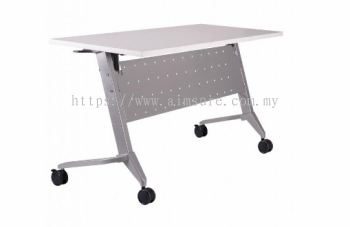 Heavy duty foldable table with custor A1