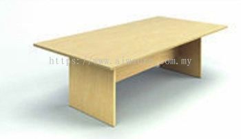 Rectangular conference table maple colour