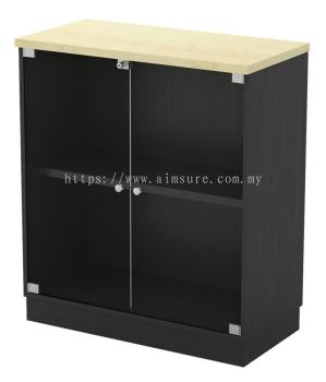 Low cabinet with glass door - T series