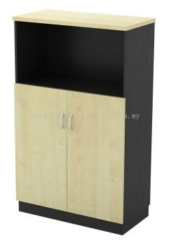 Medium height book shelf cabinet - 3 tiers - T series