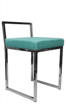 Low bar stool with backrest AIM819-L