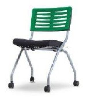 Heavy duty foldable chair without armrest AIM2S-AX