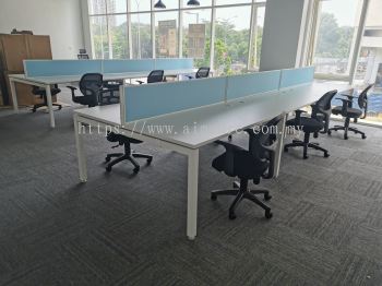 Office workstation with desking system