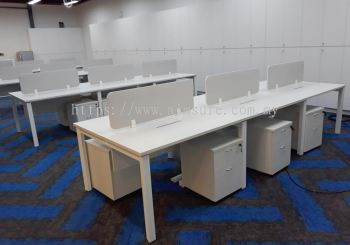 Desking panel Furniture workstation with U metal leg 