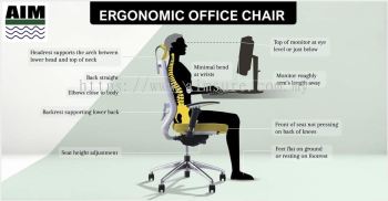 Ergonomic Office chair sitting