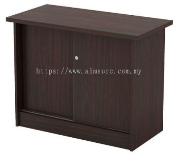 Side cabinet sliding door Walnut Series