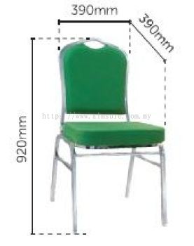 Banquet chair with chrome leg AIM670C