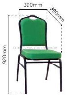 Banquet chair with epoxy leg AIM671E