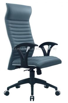 VIO III Presidential high back chair with chrome trimming line AIM611-VIO III