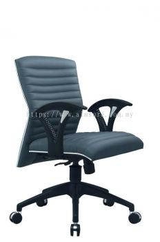 VIO III Presidential low back chair with chrome trimming line AIM644-VIO III