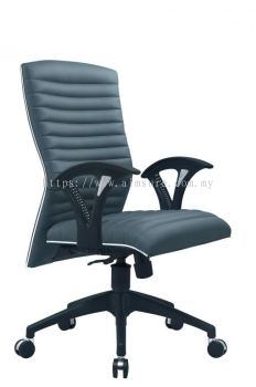 VIO III Presidential medium back chair with chrome trimming line AIM633-VIO III