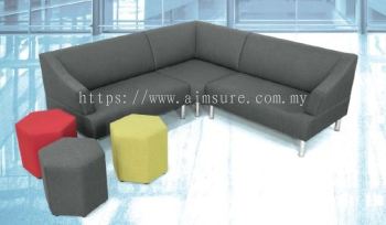 Mela L Shape Office sofa set AIM1116ML