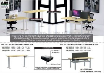 Electric Height adjustable table specifications