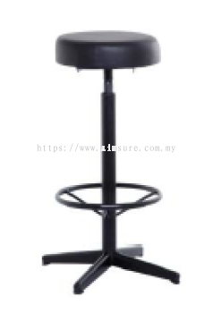 High Bar Stool with chrome base AIM BS-932