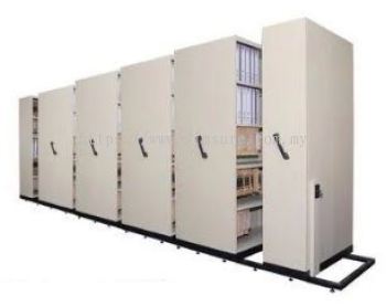 10 single bays handpush mobile compactors with lock AIM117S/D