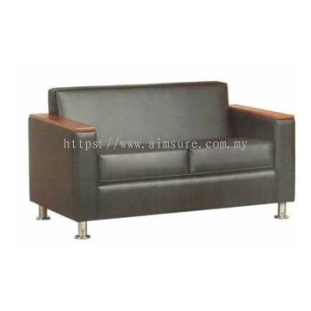 2 Seater Sofa with wooden top armrest AIM7000-2