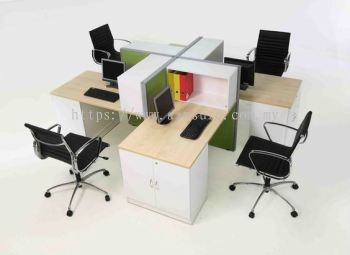 4 Seater Office Workstation System (AIM60-C4-5-NS)