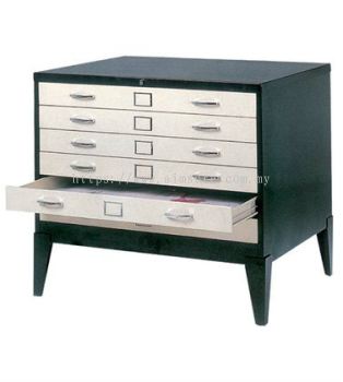 6 Drawer Horizontal Plan File Cabinet (AIM105S)